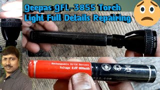 How to repair geepas torch  britelite geepas torch light repair karna shikho  Brite torch light [upl. by Notreb234]