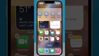 How to Add Contacts Widget on iOS 16 shorts [upl. by Azrim461]