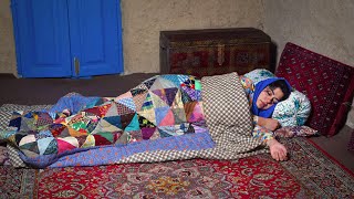 Routine Rural Life in a Village in Northern IRAN  Making Kachi on a Rainy Day [upl. by Atinat]