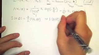 Maximum Likelihood Expectation 46 gamma distribution [upl. by Seligmann334]