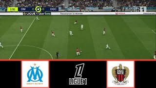 OLYMPIQUE MARSEILLE VS OGC NICE  LIGUE 1 20242025  FOOTBALL LIFE 2024 [upl. by Attenoj93]