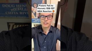 Pistons Fall to Hornets 108107 NBA Reaction 🏀 [upl. by Llemar]