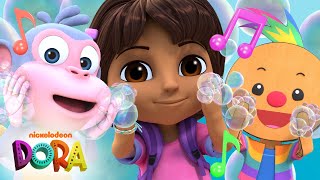 Sing amp Dance w Dora and Boots 1 🧼 Pin Pon Sing Along Song  Dora amp Friends [upl. by Aix]