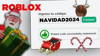 ROBLOX PROMOCODES QUE TE ITEMS QUE ROBUX GRATIS POR NAVIDAD 2023🎅🤑  Muy Fácil [upl. by Nehgaem]