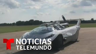 El auto volador del futuro es ya una realidad  Noticias Telemundo [upl. by Neema]