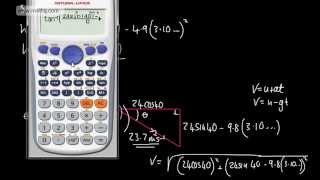 M1 Mechanics  Projectiles 2 Exam Style Questions AQA M1 easier Edexcel M2 examples [upl. by Towill194]