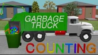 Counting Garbage Truck  Learning for Kids [upl. by Elsey]