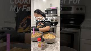 Cooking Dinner For My Family of 6 shorts cooking dinner foryou foodie recipe vlogmas [upl. by Epilef]