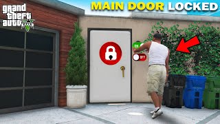 Franklin Got Locked Out of Franklins House in GTA 5  SHINCHAN and CHOP [upl. by Shifra]