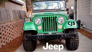 LEARNING STICK SHIFT IN A JEEP CJ5 Vlog 137 [upl. by Azmuh]