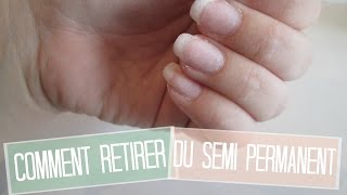 TUTO Comment retirer du Vernis SemiPermanent  Melissa Easy Nails [upl. by Yevette]