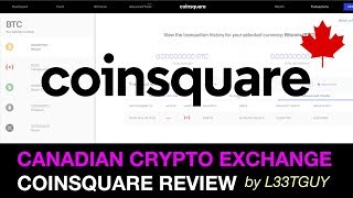 Coinsquare Review amp Tutorial Buy Crypto with a Bank in Canada [upl. by Erbes]