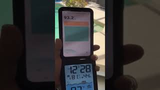 HEYAXA WiFi Pool Thermometer smartdevice poolthermometer shorts [upl. by Aerdnak]