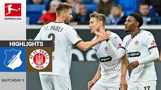 TSG Hoffenheim  FC St Pauli  02  Zusammenfassung  Bundesliga 202425 [upl. by Adaha]