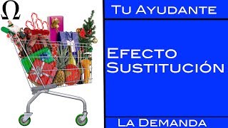 Efecto Sustitución  La demanda  Tu Ayudante Economía [upl. by Heman325]