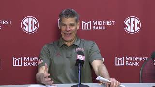 Porter Moser Postgame vs Northwestern State [upl. by Oznol]