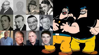 Animated Voice Comparison Bluto Popeye [upl. by Analra10]