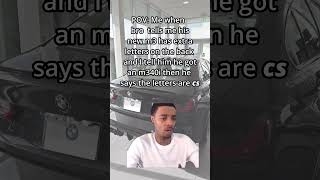 Friend pulls up in the buss down M3 automobile car racing fun performance meme comedy funny [upl. by Milon]