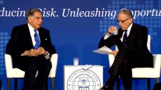 2016 Annual Conference Armchair Discussion with Ratan N Tata [upl. by Maximilian]