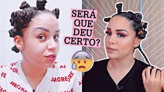 FIZ TEXTURIZAÇÃO COM COQUINHOS NO MEU CABELO  AnaTodoDia 28 [upl. by Jestude]