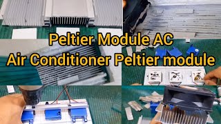 How To Make Peltier Module AC  Air Conditioner Peltier Module  Homemade AC  Facts DIY Project [upl. by Kidder]