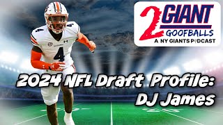 DJ James CB Auburn  2024 NFL Draft Prospect Profile [upl. by Werner]