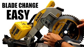 How to change a Dewalt MitreSaw Blade  Quick and easy [upl. by Sigismundo230]