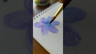 Flower 🌺 painting art diy drawing painting viralvideo shorts [upl. by Sifan71]