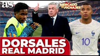 Los DORSALES de MBAPPÉ y ENDRICK en el REAL MADRID [upl. by Tanaka]