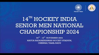 14th HOCKEY INDIA SENIOR MEN NATIONAL CHAMPIONSHIP 2024 MAYOR RADHAKRISHNAN HOCKEY STADIUMCHENNAI [upl. by Nylrats]