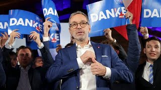 Rechtspopulisten gewinnen Parlamentswahl in Österreich [upl. by Cleodal]