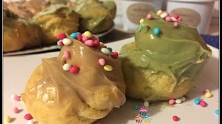 PROFITEROLES FACILI ALLA CREMA DI NOCCIOLA E PISTACCHIO [upl. by Ssitnerp]