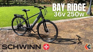 Schwinn Bay Ridge eBike  a Hybrid eBike for City Streets and Bike Paths [upl. by Ricker305]