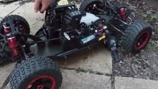 Zenoah G320 hard to start LOSI DBXL [upl. by Newra]