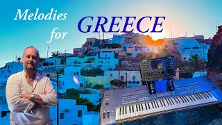 2 tracks  Melodies for Greece  Made with Tyros5SD90 [upl. by Mhoj]