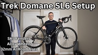 Trek Domane SL6 Winter Training Bike [upl. by Ycnay]