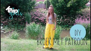 DIY broek met patroon  KNIPgirl Jasmijn [upl. by Jecho269]