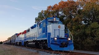 Cape May SeaShore Lines CM91 Southbound Through DorothyNJ With 26612015 [upl. by Leitnahs]