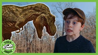 Escape the TRex Invisibility Cloaks amp Epic Adventures  TRex Ranch Dinosaur Videos for Kids [upl. by Auqenaj]