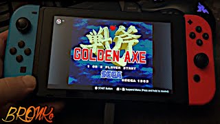 Golden Axe  I think this game holds up very well  Nintendo Switch handheld gameplay [upl. by Solhcin]