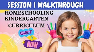 Homeschool Kindergarten Curriculum FREE [upl. by Obara]