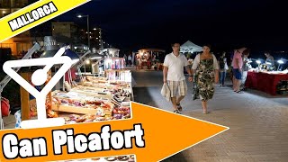 Can Picafort Majorca Spain Evening and nightlife [upl. by Terriss]