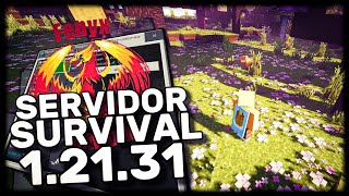 NUEVO SERVIDOR SURVIVAL para MINECRAFT PE 12131  Servidores para Minecraft Bedrock 1213104 [upl. by Aydne796]