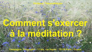 Comment sexercer à la méditation [upl. by Ecirrehs]