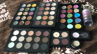 MAC Eyeshadow Collection with Swatches 2016 [upl. by Anica]