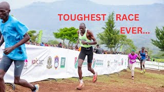 Extremely tough Mountain Marathon run in Kenya athletics champions selection competition raw [upl. by Yendor]