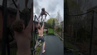 OUCHHH😭😭😭 flip cool fliping trampoline [upl. by Simpson]