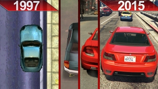 Evolution of GTA Graphics 1997  2015  PC  ULTRA [upl. by Eynahpets]