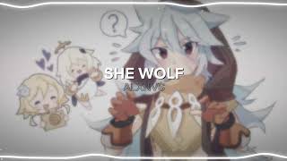 She Wolf  Shakira  Edit Audio [upl. by Deckert]