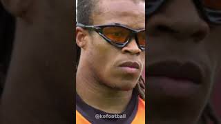 Edgar davids The only player allowed play with glasses [upl. by Ayek]